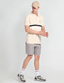 Arrow Sports Horizontal Stripe Cotton Polo Shirt