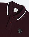 Flying Machine Colour Block Cotton Polo Shirt