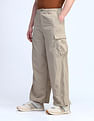 Flying Machine Cobain Loose Fit Mid Rise Cargos
