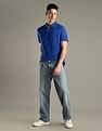 Tommy Hilfiger Solid Regular-Fit Cotton Polo Shirt