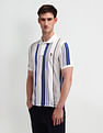 U.S. Polo Assn. Denim Co. Muscle Fit Vertical Striped Polo Shirt