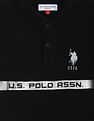 U.S. Polo Assn. Kids Foil Print Cotton Polo Shirt