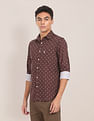 U.S. Polo Assn. Spread Collar Printed Casual Shirt