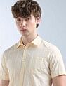 Flying Machine Manhattan Slim Fit Vertical Striped Shirt