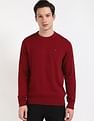 Tommy Hilfiger Solid Regular-Fit Cotton Sweater