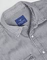 Flying Machine Spread Collar Denim Shirt