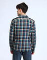 Flying Machine Slim Fit Twill Checked Shirt