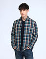 Flying Machine Slim Fit Twill Checked Shirt