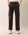 U.S. Polo Assn. Denim Co. Solid Straight Fit Twill Cargos