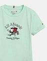 Tommy Hilfiger Kids Girls Graphic Regular-Fit Cotton T-Shirt