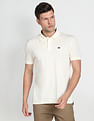 Arrow Sports Patterned Mercerised Cotton Polo Shirt