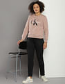 Calvin Klein Pure Cotton Brand Print Sweatshirt