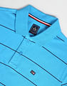 Arrow Sports Horizontal Stripe Cotton Polo Shirt