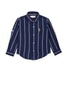 U.S. Polo Assn. Kids Boys Vertical Stripe Cotton Shirt