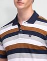 Arrow Sport Horizontal Striped Regular Polo Shirt
