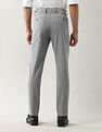 Arrow Solid Super Slim Fit Trousers