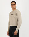 Calvin Klein Jeans Embroidered Logo Crew Neck Sweatshirt