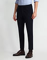 Arrow Newyork Carson Tapered Fit Self Design Trousers