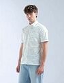 Flying Machine Regular Fit All-Over Printed Shirt