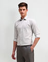 Arrow Slim Fit All-Over Pattern Shirt