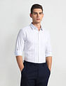 Arrow Vertical Stripe Cotton Shirt