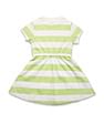 U.S. Polo Assn. Kids Girls Striped Fit And Flare Dress