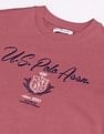 U.S. Polo Assn. Women Brand Printed Regular Fit Sweatshirt