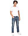 Flying Machine Michael Slim Tapered Fit Distressed Jeans