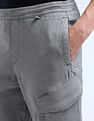 Flying Machine Slim Jogger Fit Solid Trousers