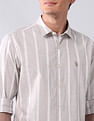 U.S. Polo Assn. Denim Co. Vertical Striped Pure Cotton Shirt