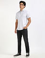 Calvin Klein Jeans Striped Slim-Fit Poplin Woven Shirt