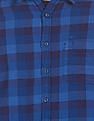 Flying Machine Button-Down Collar Check Shirt