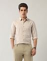 Arrow Newyork Manhattan Slim Fit Pure Cotton Satin Shirt