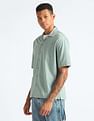 Flying Machine Cuban Collar Oversized Shirt