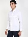 Calvin Klein Jeans Solid Regular-Fit Oxford Woven Shirt