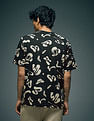 Flying Machine Abstract Printed Relaxed Fit T-Shirt