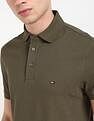 Tommy Hilfiger Solid Slim-Fit Cotton Polo Shirt