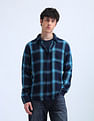 Flying Machine Grid Tattersall Checked Twill Shirt