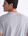 USPA Active Brand Embossed Slim Fit T-Shirt
