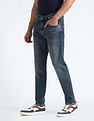 Flying Machine Slash Slim Tapered Mid Rise Jeans