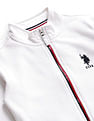 U.S. Polo Assn. Kids Mock Neck England Embroidered Sweatshirt
