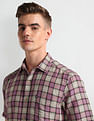 Arrow Sports Short Sleeve Tartan Check Shirt