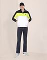 U.S. Polo Assn. High Neck Colour Block Panelled Sweatshirt