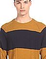 U.S. Polo Assn. Crew Neck Striped Sweater
