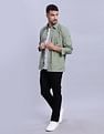 Tommy Hilfiger Solid Oversized-Fit Woven Shirts