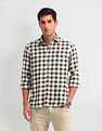 Arrow Sport Dupplin Checked Regular Fit Shirt