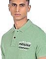 U.S. Polo Assn. Denim Co. Short Sleeve Heathered Polo Shirt