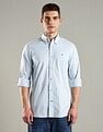 Tommy Hilfiger Striped Regular Fit Cotton Shirt