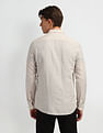 Arrow Sport Solid Manhattan Slim Fit Shirt