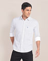 U.S. Polo Assn. Cutaway Collar Motif Print Shirt